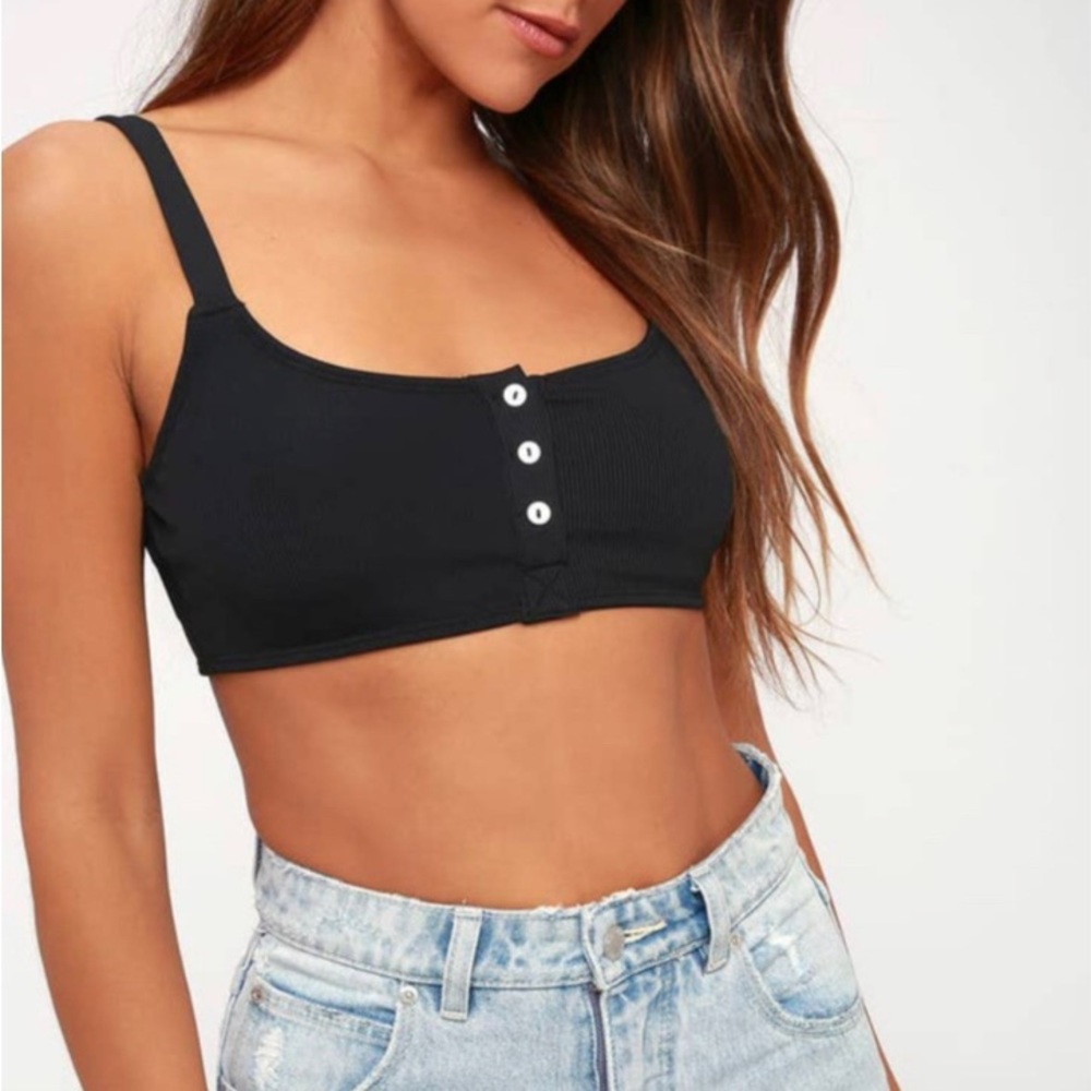 Free People Intimately stretch knit bra Euc 113